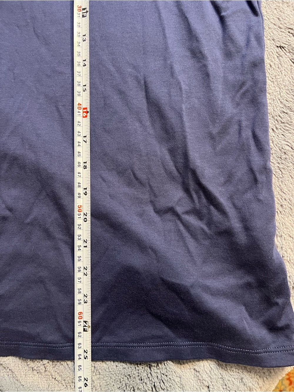 LL Bean Long-Sleeve Crewneck Shirt - Navy Blue 100% Supima Cotton Women’s 2X - Picture 6 of 7
